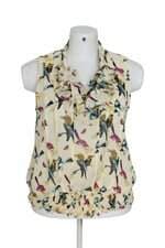 Blusa Cherrie feminina Estampada com babado e pregas