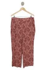 Calça Em Viscose Maria Filó Feminina Estampa De Paisley Com Meio Forro