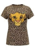 camiseta Disney feminina bege