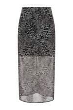 Saia Colcci feminino preto com forro