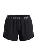 Shorts de academia Underarmour feminino preto com cós com elástico