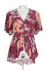 blusa Antix feminina estampada com barra mullet