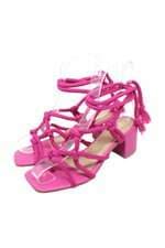 Sandália Dara cordão rosa