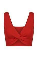 Top Feminino Zara Laranja 