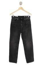 calça jeans Zara feminina cinza