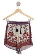 shorts Farm feminino estampado com cós com elástico