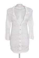 camisa daniela tombini feminina branca com barra mullet e transparência