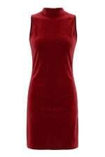 vestido Chifon feminino de veludo 