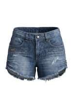 Shorts feminino azul