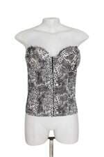 Blusa sem alças Planet Girls estampada com bojo