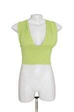 Top Três feminino verde