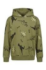 Moletom kids verde estampado