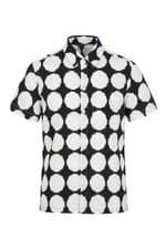 Camisa kids Fabula branca e preta