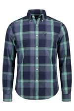 Camisa American Eagle Outfitters masculina azul xadrez