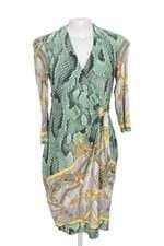 Vestido One Up estampado com forro