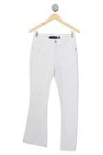 Calça Jeans Flare For Girls Feminina Branca