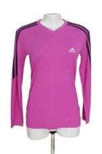 Blusa esportiva Adidas feminina rosa com recortes