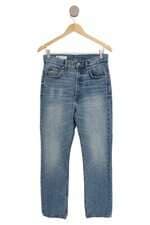 Calça jeans Zara feminina azul denim