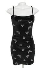 Vestido Curto Youcom Feminino Preto Com Silk