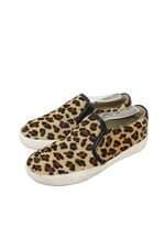 Slip on Luiza Barcelos feminino marrom estampa animal print 