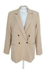 Blazer alfaiataria Renner bege