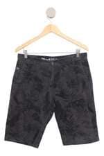 bermuda de sarja Red Nose masculina cinza