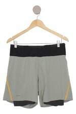 Shorts esportivo Evadict masculino 2 em 1 verde