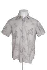 Camisa Reserva Praia masculina cinza estampada