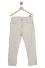 Calça de sarja Foxton masculina off white