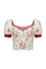 Blusa Antix feminino branco estampado