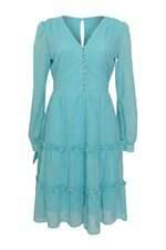 Vestido Cuplover feminino azul com forro