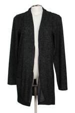 Cardigan Lunender Feminino Preto Mesclado