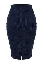 Saia Vipfashion feminina azul