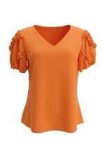 Blusa feminina laranja