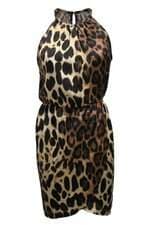 Vestido Curto Feminino Zara Estampa Animal Print