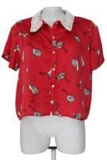 Camisa Farm vermelha com bordado