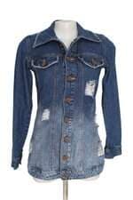 Jaqueta Jeans TêJota feminina azul