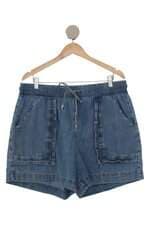 shorts jeans Zinzane feminino azul