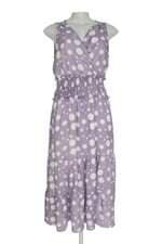 Vestido Póa Vida Vici feminino roxo com meio forro