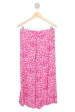 Calça Amaro rosa estampada