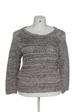 Blusa Tricô tok feminina bege mesclado