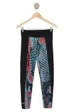 Calça legging Track & Field estampada com recortes