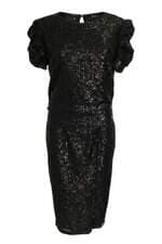 Conjunto Feminino Paola Santana preto com paetê