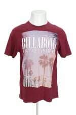 Camiseta Billabong masculina vinho com silk