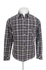 Camisa masculina cinza xadrez