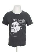 Camiseta Sergio K masculina cinza com silk