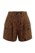 Shorts feminino com estampa