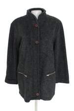 casaco ninamari feminino cinza mesclado