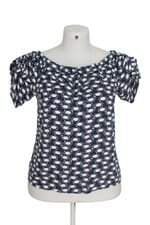 Blusa Maria Filó azul estampada