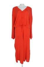 conjunto duas peças em tricô Maria Filó feminino laranja